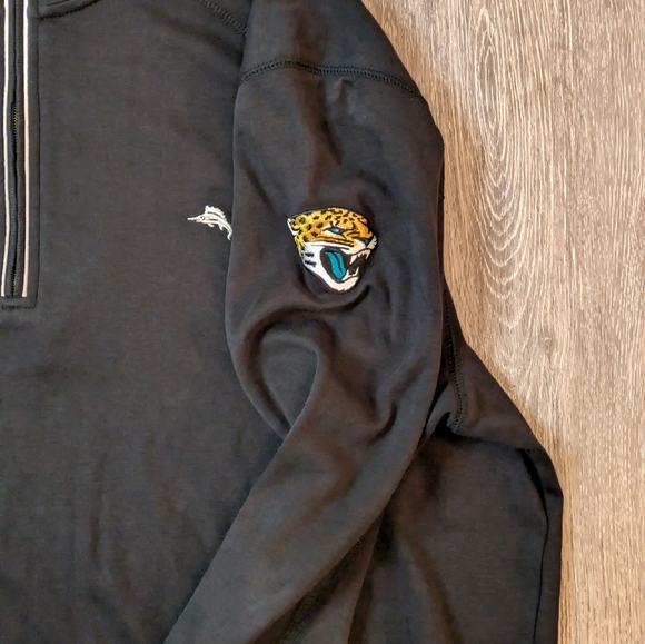 Tommy Bahama Jacksonville Jaguars 1/4 Zip Jacket Size XL - Picture 3 of 9